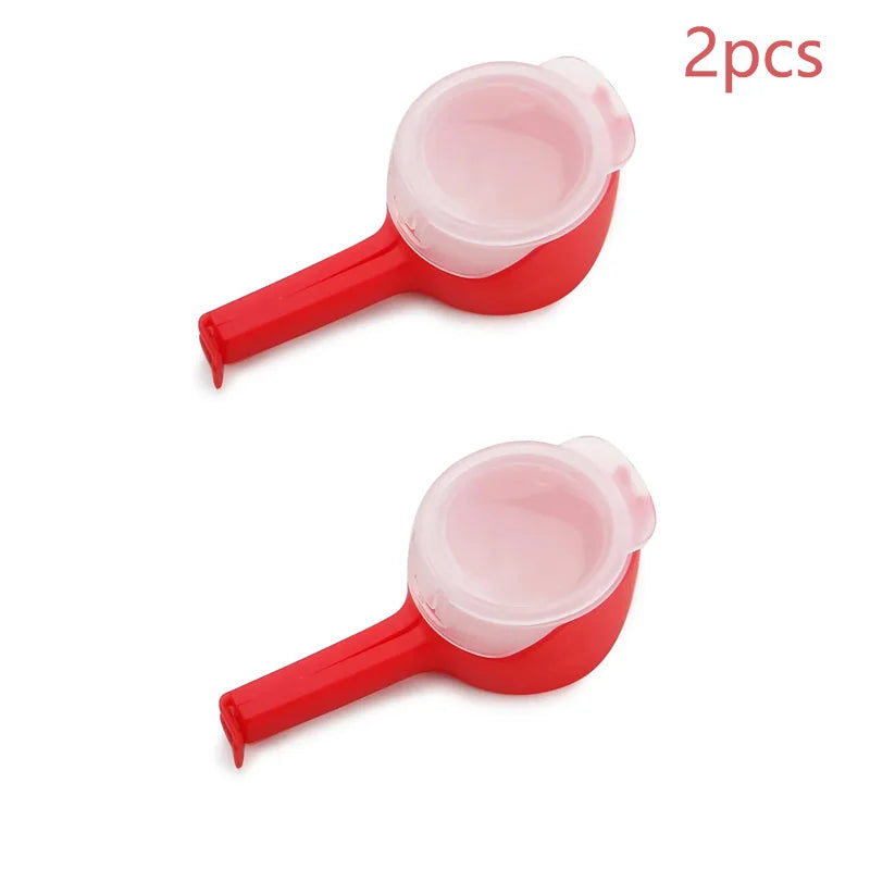 Food Bag Sealing Clips with Pour Spout