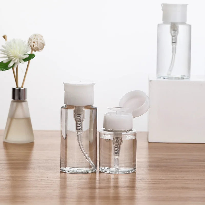 Refillable Push Pump Dispenser Bottle