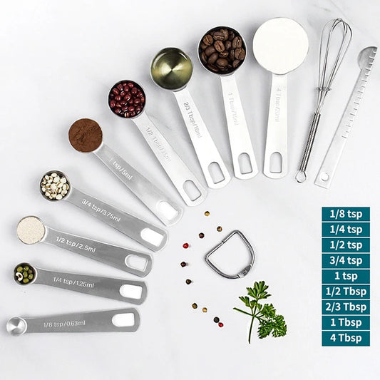 Premium Stainless Steel Measuring Spoon Set