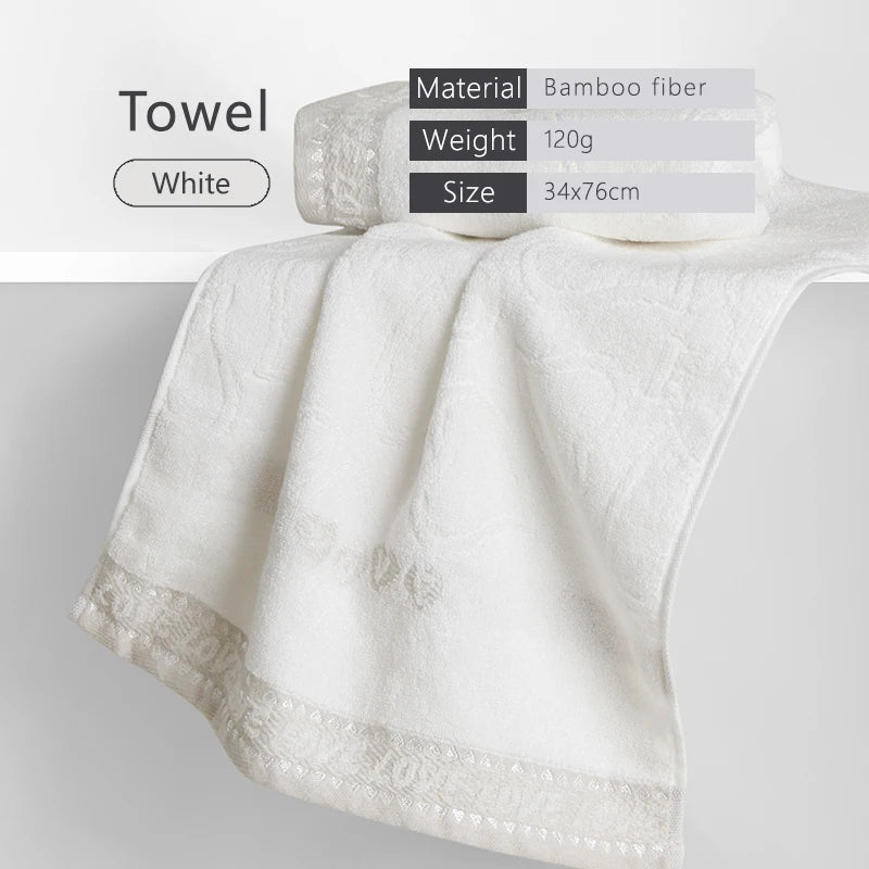 Luxury Bamboo Fiber Towel Set