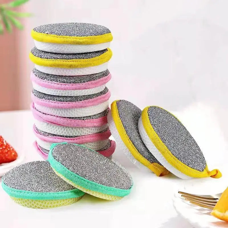 Double-Sided Dishwashing Sponge Set