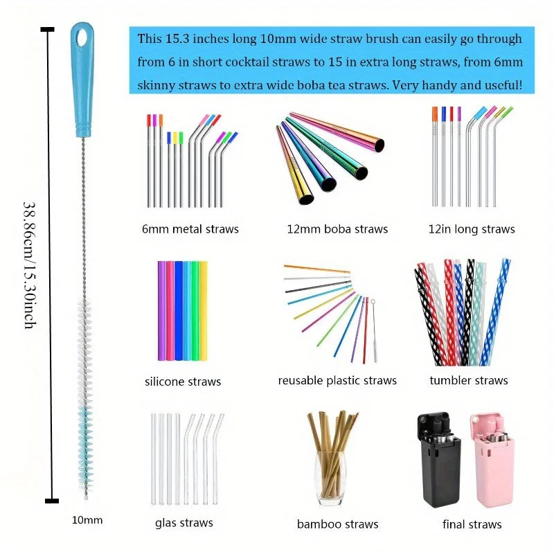 8-Piece Bottle Cleaning Brush Set