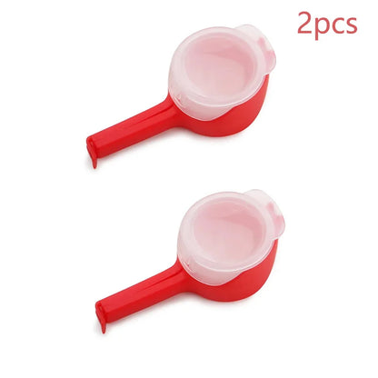Food Bag Sealing Clips with Pour Spout