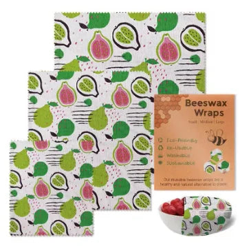 Reusable Beeswax Food Wrap Roll
