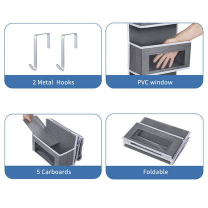 Multi-Pocket Hanging Wall Mount Organizer
