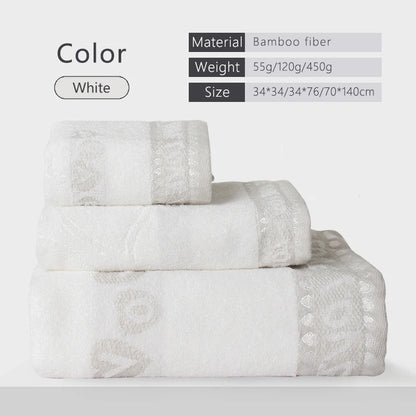 Luxury Bamboo Fiber Towel Set