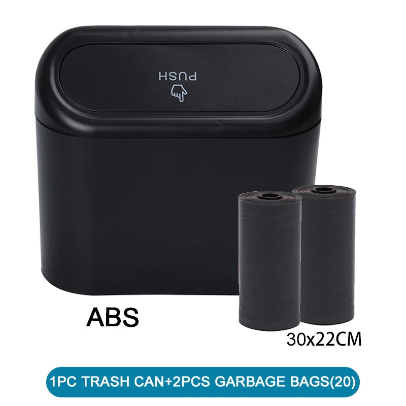 Mini Car Trash Bin with Lid