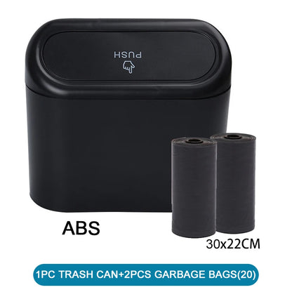 Mini Car Trash Bin with Lid
