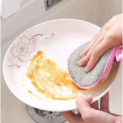 Double-Sided Dishwashing Sponge Set