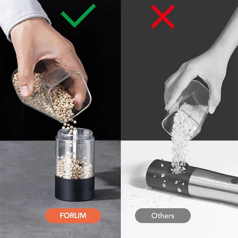 Rechargeable Electric Salt & Pepper Grinder Set