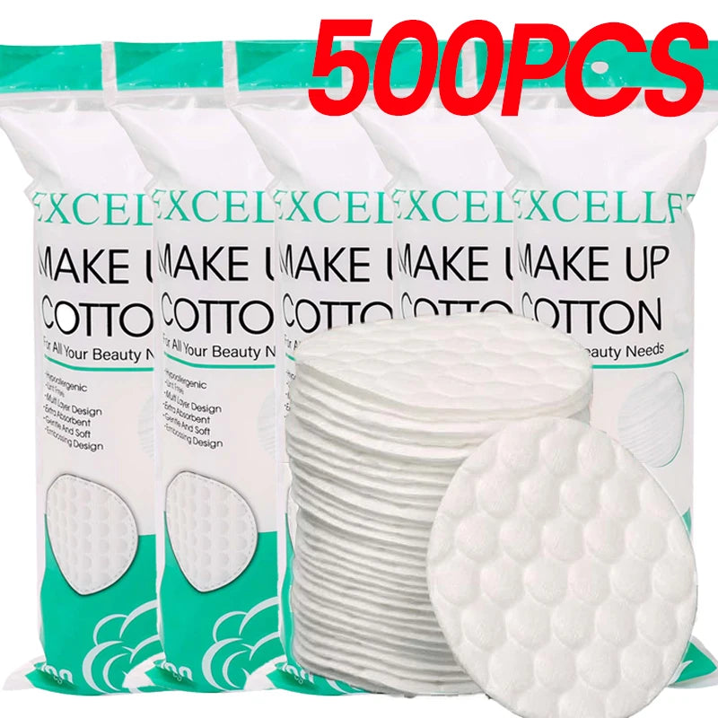 Soft Double-Sided Cotton Makeup Remover Pads