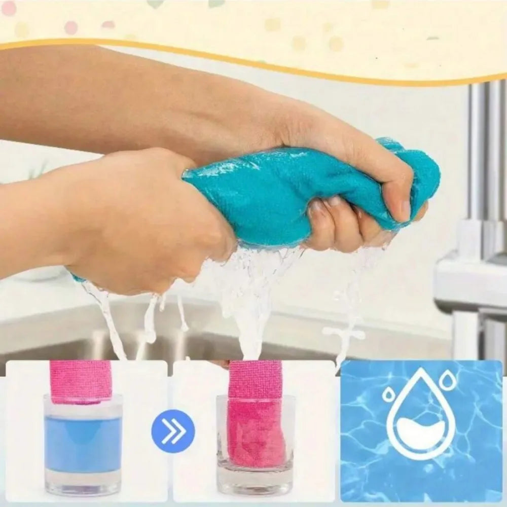 Microfiber Cleaning Cloth Set – Soft & Absorbent