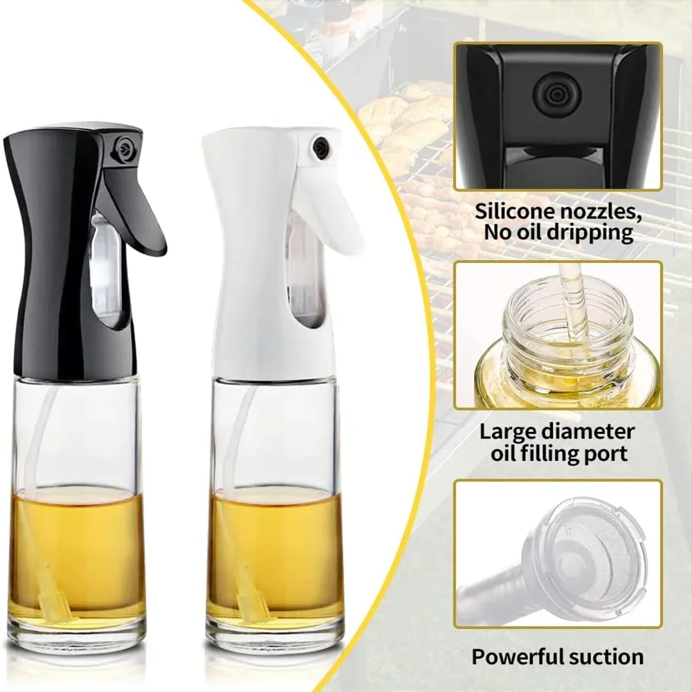 Premium Glass Oil Spray Bottle