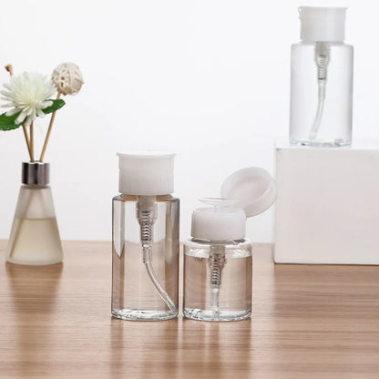Refillable Push Pump Dispenser Bottle