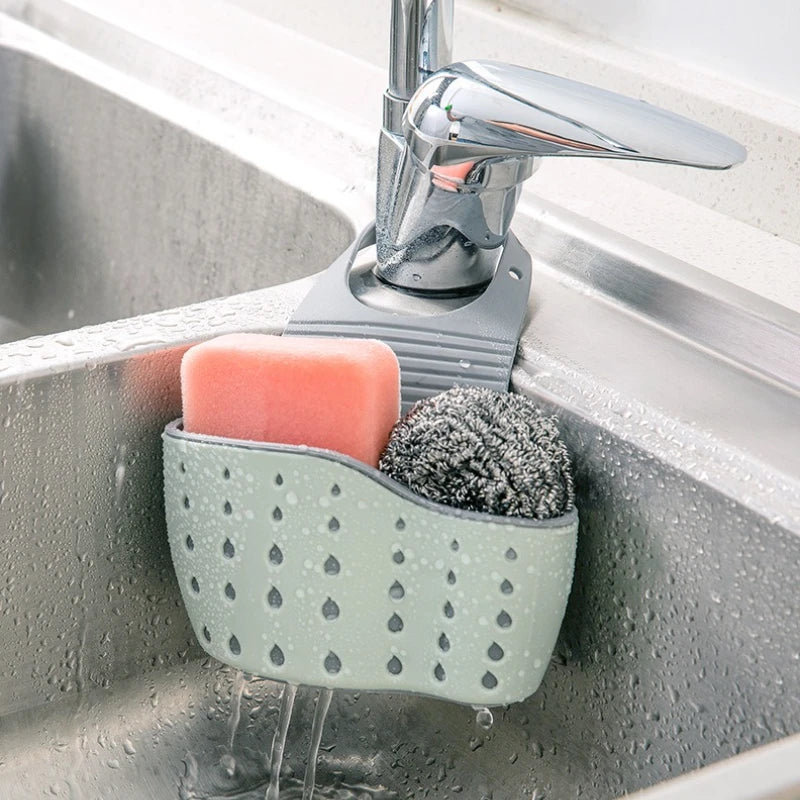Adjustable Sink Drain & Storage Basket