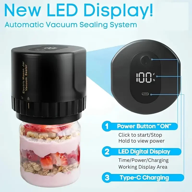 Automatic Electric Mason Jar Vacuum Sealer