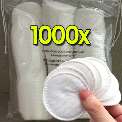 Soft Double-Sided Cotton Makeup Remover Pads