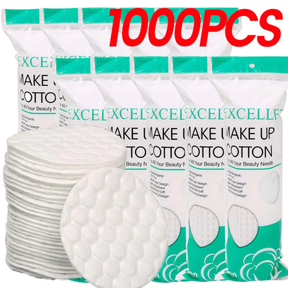Soft Double-Sided Cotton Makeup Remover Pads