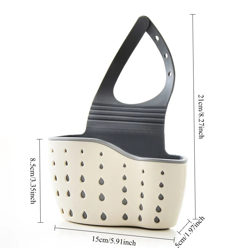 Adjustable Sink Drain & Storage Basket