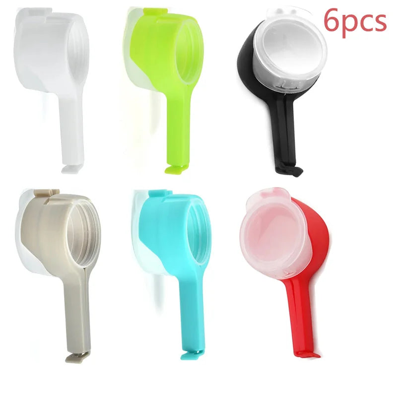 Food Bag Sealing Clips with Pour Spout