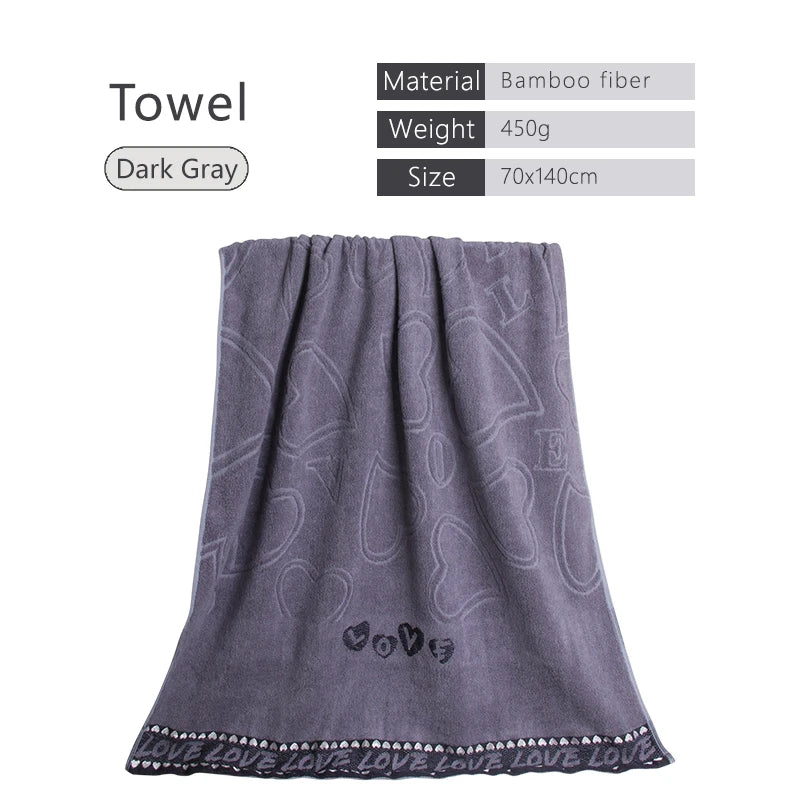 Luxury Bamboo Fiber Towel Set