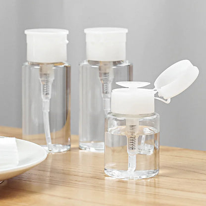 Refillable Push Pump Dispenser Bottle