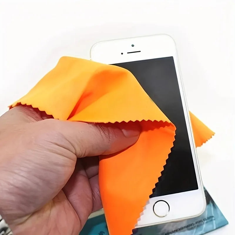 50-Pack Microfiber Cleaning Cloths for Glasses & Screens