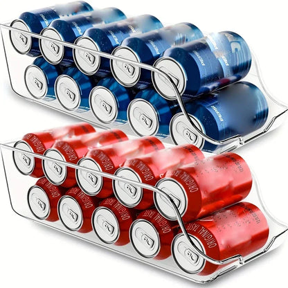 Auto Rolling Fridge Can Dispenser Organizer