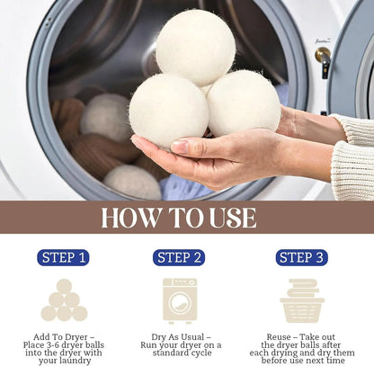 Reusable Wool Dryer Balls
