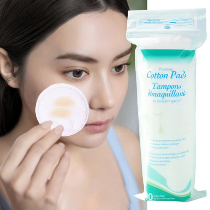 Soft Double-Sided Cotton Makeup Remover Pads