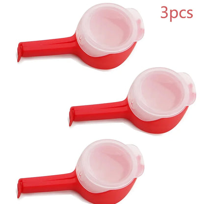 Food Bag Sealing Clips with Pour Spout