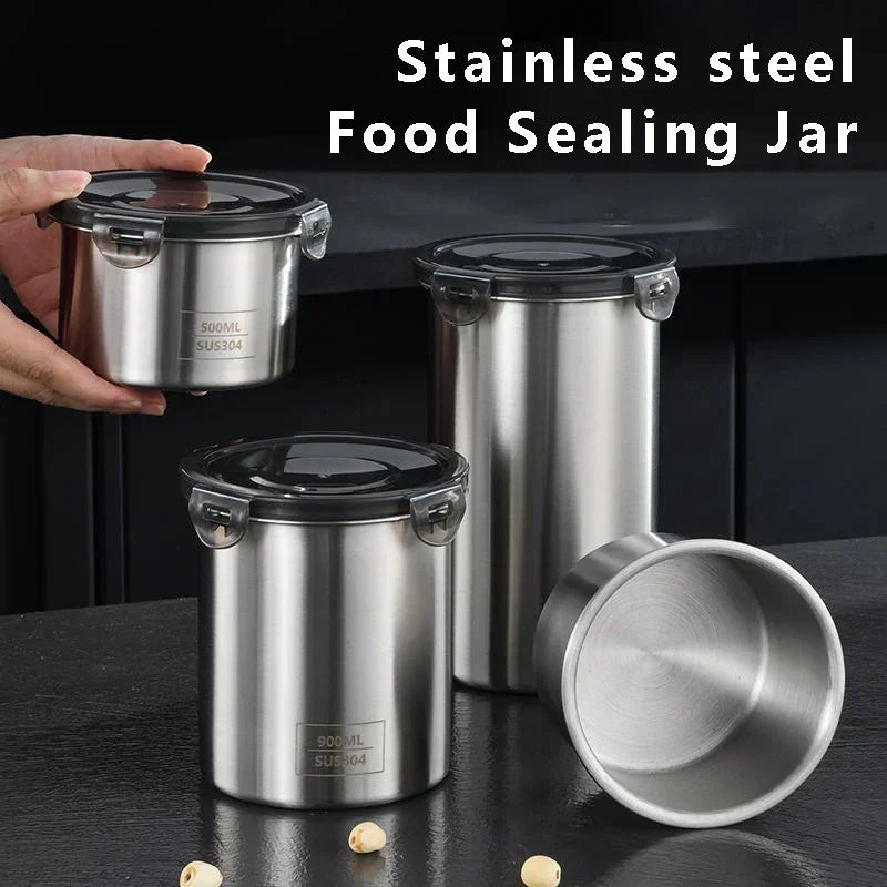 Airtight Stainless Steel Kitchen Organizer Tank