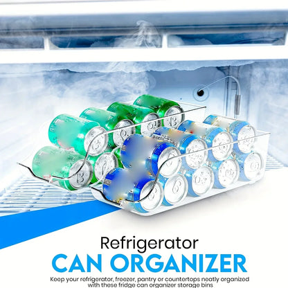 Auto Rolling Fridge Can Dispenser Organizer