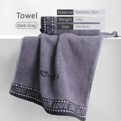 Luxury Bamboo Fiber Towel Set