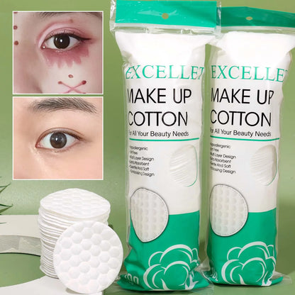 Soft Double-Sided Cotton Makeup Remover Pads