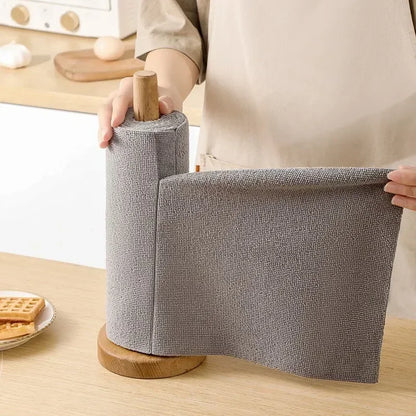 Reusable Microfiber Cleaning Cloth Roll – 20 Sheets