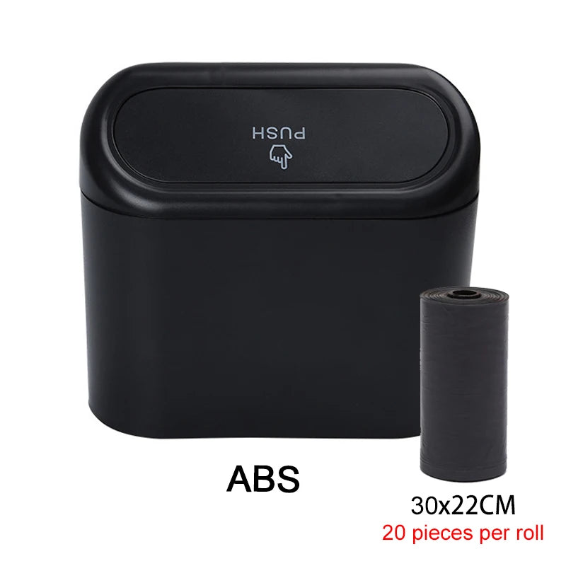 Mini Car Trash Bin with Lid