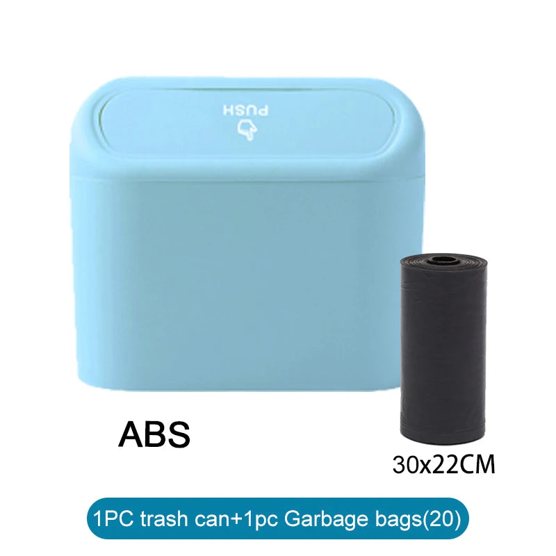 Mini Car Trash Bin with Lid