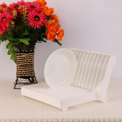 Kitchen Dish Drying Rack with Drain Tray