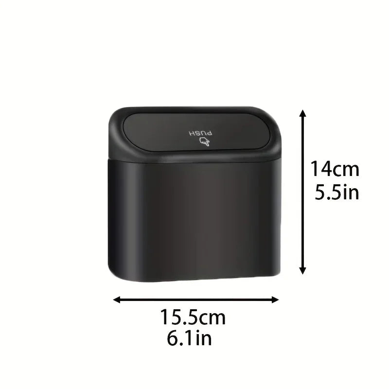 Mini Car Trash Bin with Lid