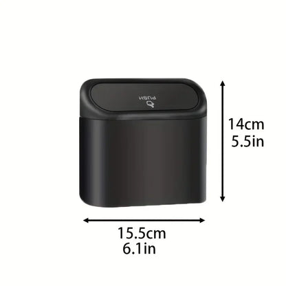 Mini Car Trash Bin with Lid