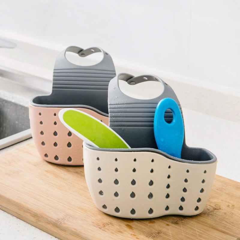 Adjustable Sink Drain & Storage Basket