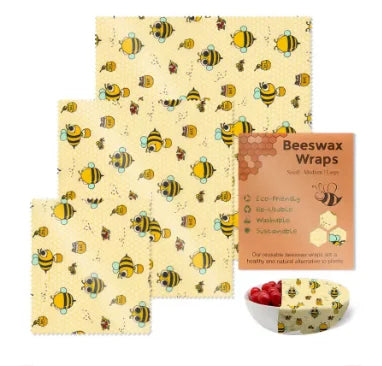 Reusable Beeswax Food Wrap Roll