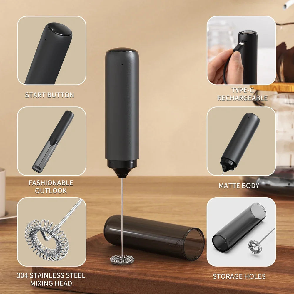 Rechargeable Handheld Milk Frother