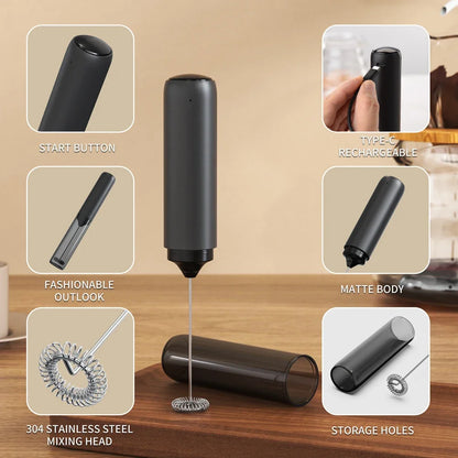 Rechargeable Handheld Milk Frother