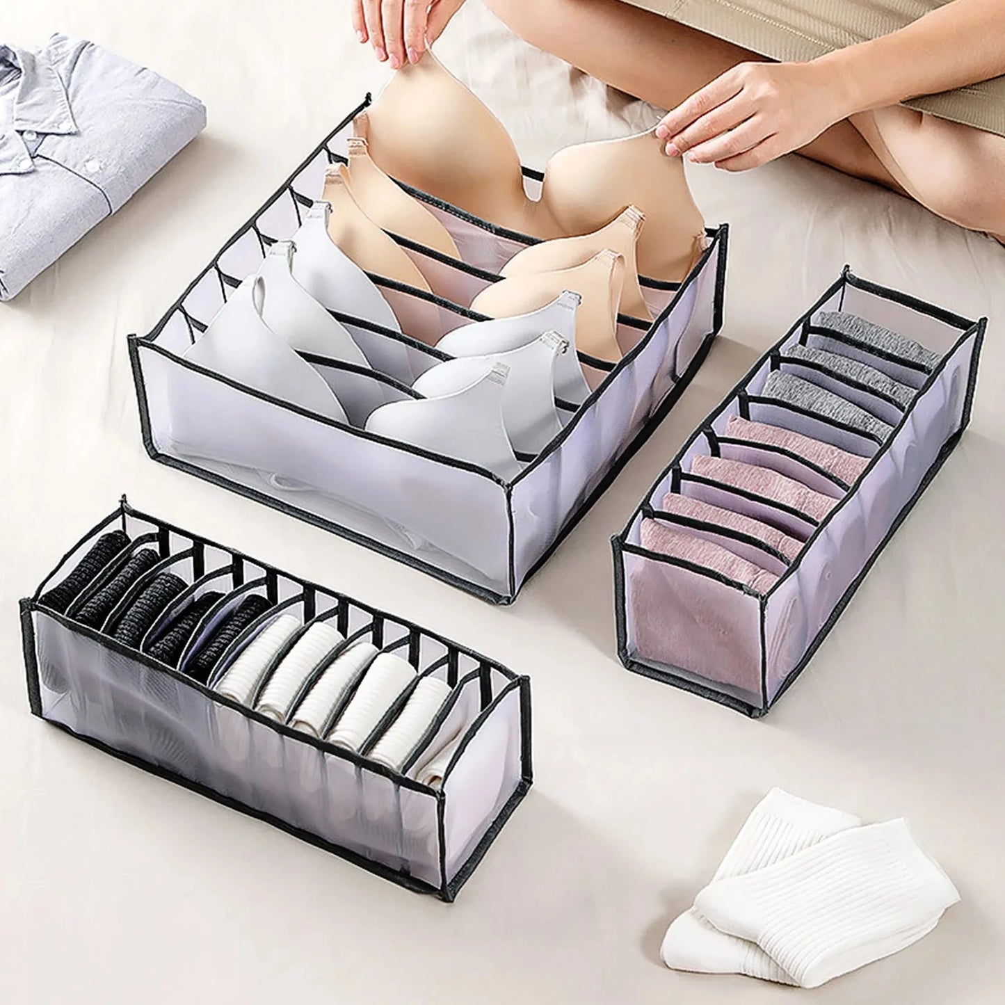 Jeans Storage Organizer Box for Closet