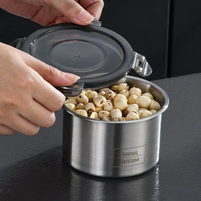 Airtight Stainless Steel Kitchen Organizer Tank