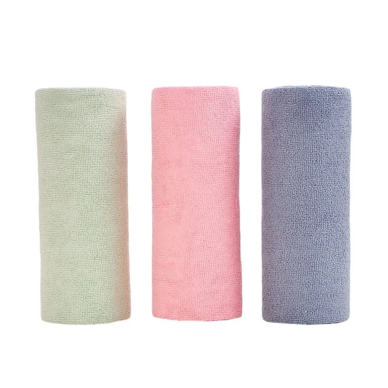 Reusable Microfiber Cleaning Cloth Roll – 20 Sheets