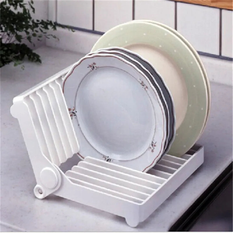 Kitchen Dish Drying Rack with Drain Tray
