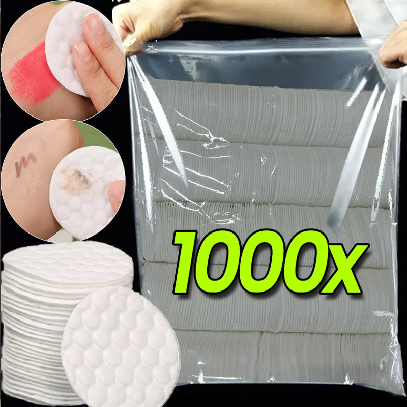 Soft Double-Sided Cotton Makeup Remover Pads